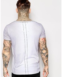 Мужская серая футболка с круглым вырезом от Religion