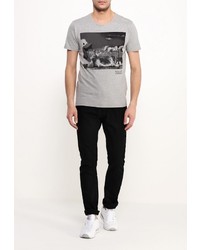 Мужская серая футболка с круглым вырезом от Only &amp; Sons