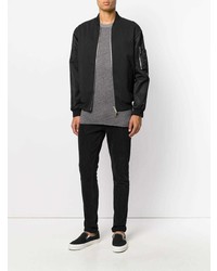 Мужская серая футболка с круглым вырезом от RtA