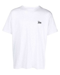 Мужская серая футболка с круглым вырезом от PATTA