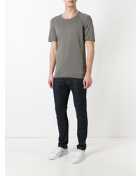 Мужская серая футболка с круглым вырезом от Label Under Construction