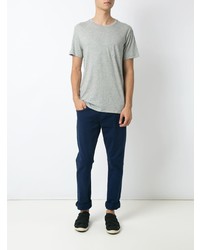 Мужская серая футболка с круглым вырезом от OSKLEN