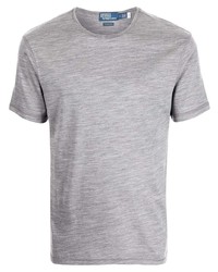 Мужская серая футболка с круглым вырезом от Polo Ralph Lauren