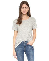 Женская серая футболка с круглым вырезом от Rag & Bone