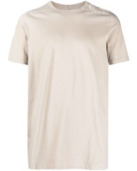 Мужская серая футболка с круглым вырезом от Rick Owens