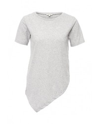 Женская серая футболка с круглым вырезом от River Island