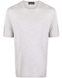 Мужская серая футболка с круглым вырезом от Roberto Collina
