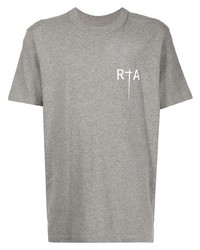 Мужская серая футболка с круглым вырезом от RtA
