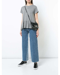 Женская серая футболка с круглым вырезом от The Great