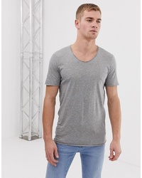 Мужская серая футболка с круглым вырезом от Selected Homme
