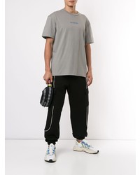 Мужская серая футболка с круглым вырезом от Off Duty