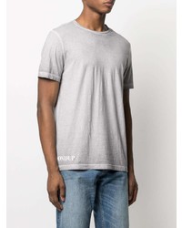 Мужская серая футболка с круглым вырезом от Dondup