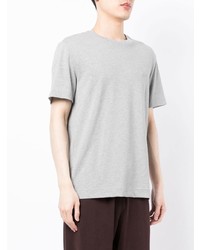 Мужская серая футболка с круглым вырезом от Lacoste