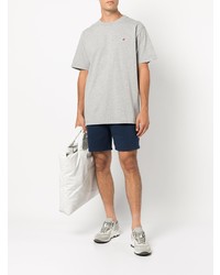 Мужская серая футболка с круглым вырезом от New Balance