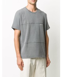 Мужская серая футболка с круглым вырезом от Jacquemus