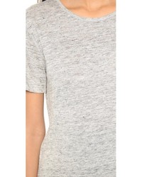 Женская серая футболка с круглым вырезом от Alexander Wang