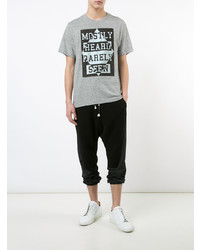 Мужская серая футболка с круглым вырезом от Mostly Heard Rarely Seen