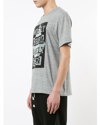 Мужская серая футболка с круглым вырезом от Mostly Heard Rarely Seen