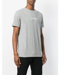 Мужская серая футболка с круглым вырезом от Aimé Leon Dore