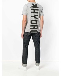 Мужская серая футболка с круглым вырезом от Hydrogen