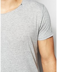Мужская серая футболка с круглым вырезом от Replay