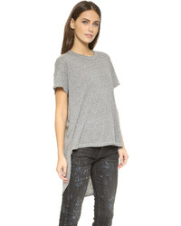 Женская серая футболка с круглым вырезом от The Great