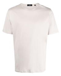 Мужская серая футболка с круглым вырезом от Theory
