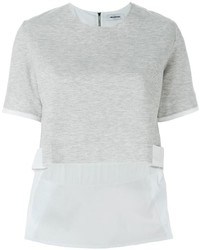 Женская серая футболка с круглым вырезом от Tim Coppens