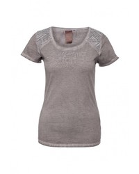 Женская серая футболка с круглым вырезом от Torstai