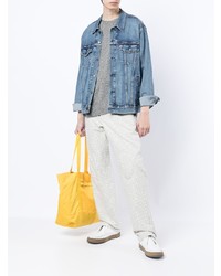 Мужская серая футболка с круглым вырезом от YMC