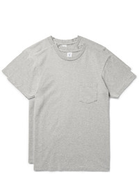 Мужская серая футболка с круглым вырезом от Velva Sheen