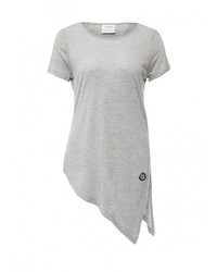 Женская серая футболка с круглым вырезом от Vero Moda