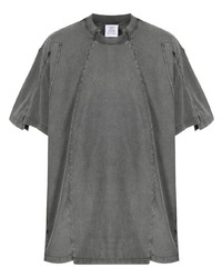 Мужская серая футболка с круглым вырезом от Vetements