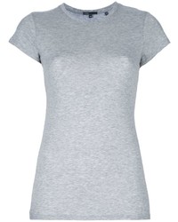 Женская серая футболка с круглым вырезом от Vince