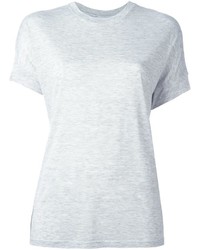 Женская серая футболка с круглым вырезом от Vince