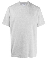 Мужская серая футболка с круглым вырезом от Y-3