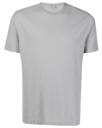 Мужская серая футболка с круглым вырезом от Zanone