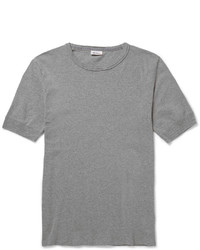 Мужская серая футболка с круглым вырезом