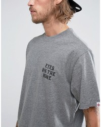 Мужская серая футболка с принтом от Element