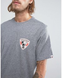 Мужская серая футболка с принтом от Element