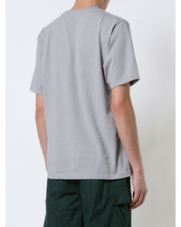 Мужская серая футболка с принтом от Undercover