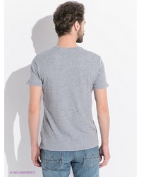 Мужская серая футболка с принтом от Lee