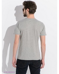 Мужская серая футболка с принтом от Lee