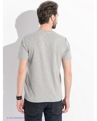 Мужская серая футболка с принтом от Lee