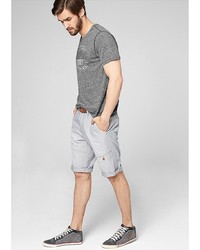 Мужская серая футболка с принтом от s.Oliver