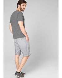 Мужская серая футболка с принтом от s.Oliver