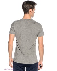 Мужская серая футболка с принтом от s.Oliver