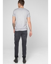 Мужская серая футболка с принтом от s.Oliver