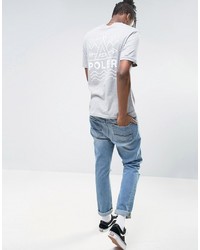 Мужская серая футболка с принтом от Poler