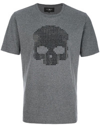 Мужская серая футболка с украшением от Hydrogen